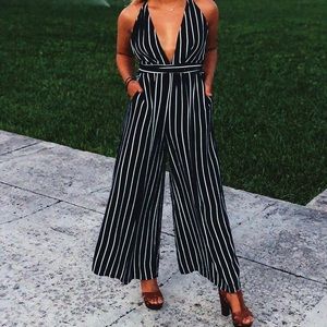 Classy navy romper